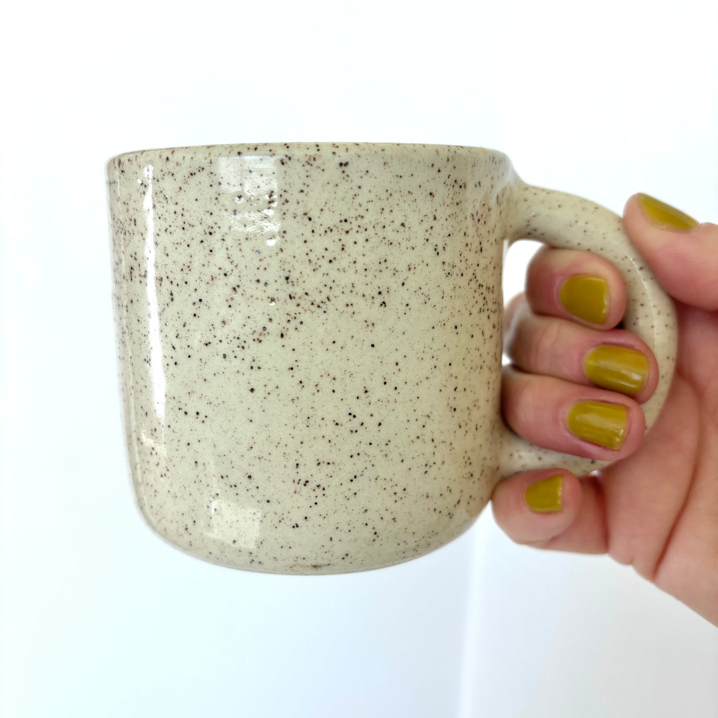 Quilt Star Mug (Green Interior)