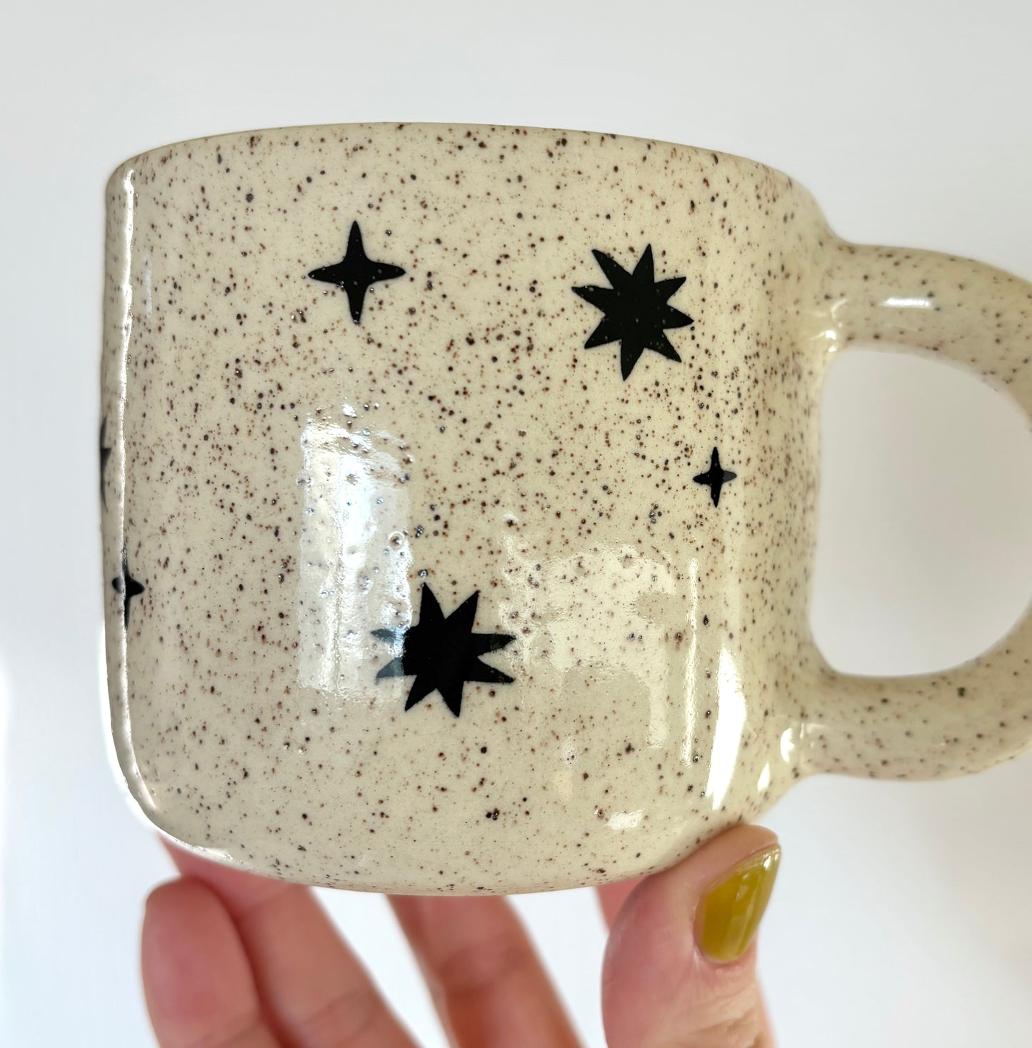 Celestial Bird Mug RED