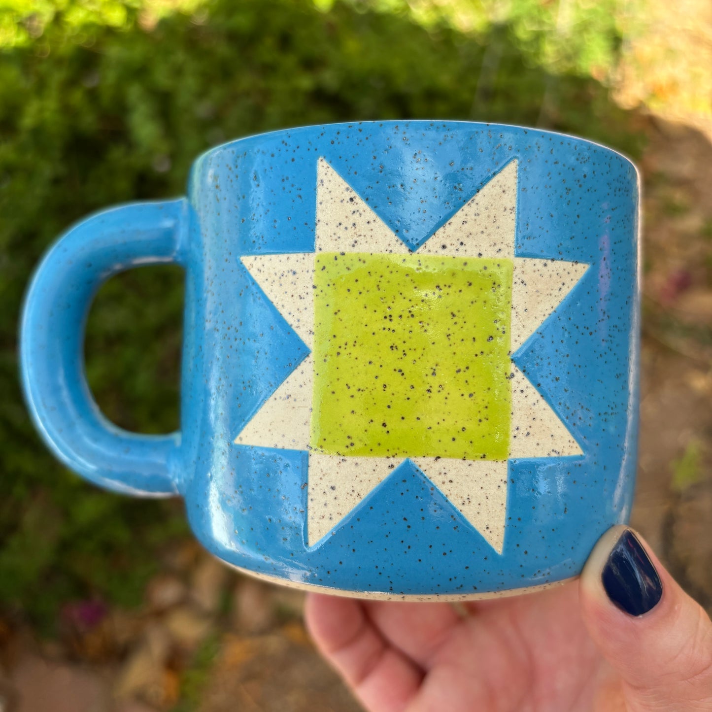 Blue Quilt Mug *Preorder*