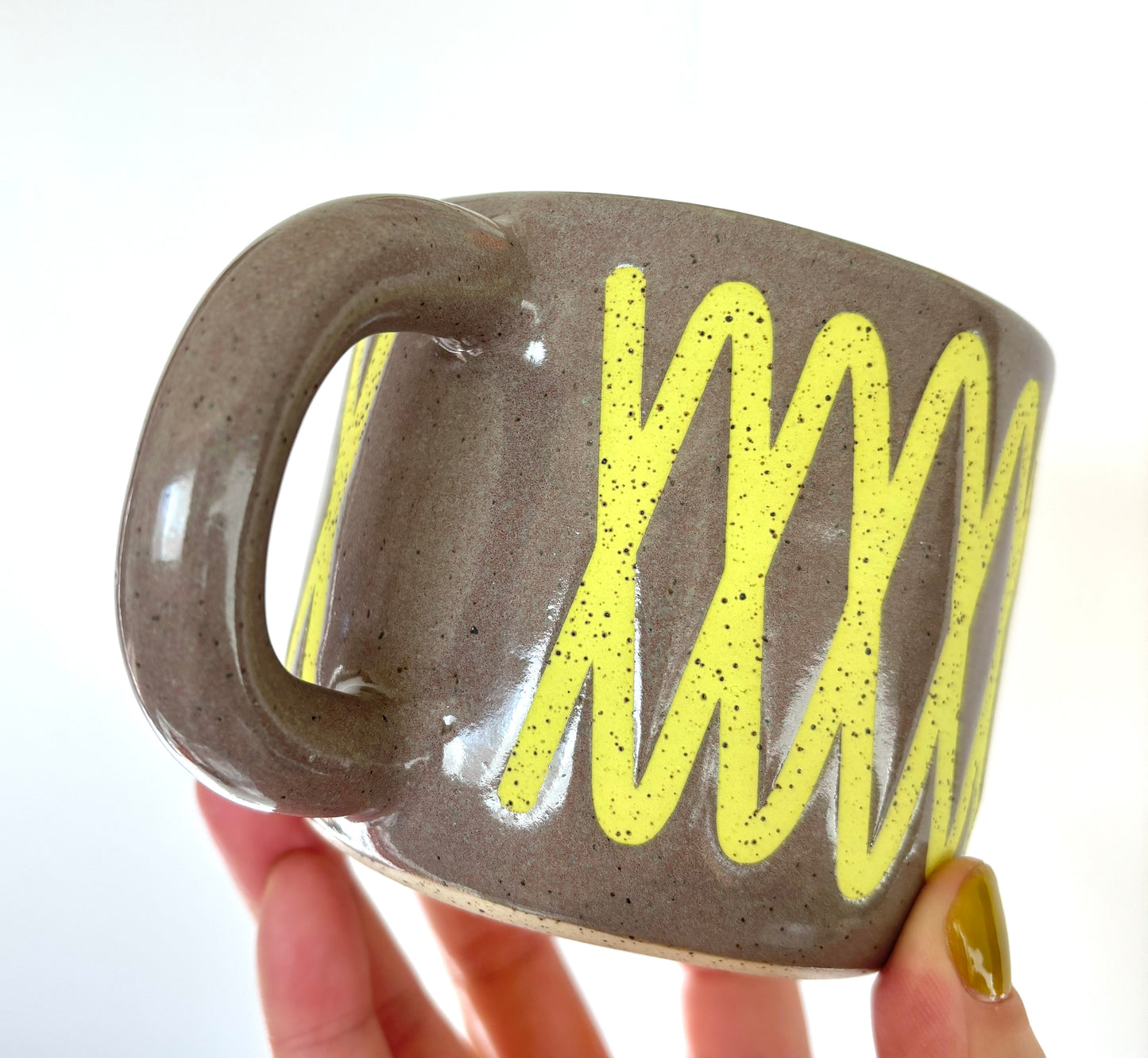 Criss Cross Mug GRAY