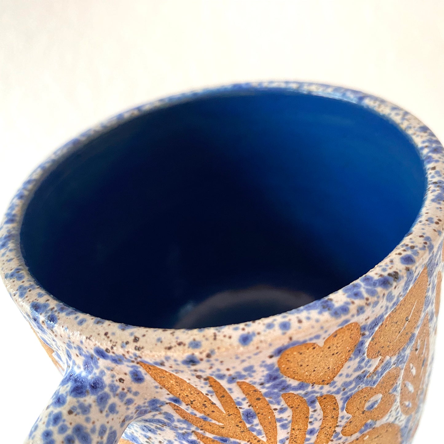 Flora + Fauna Mug - BLUE SPECKLE