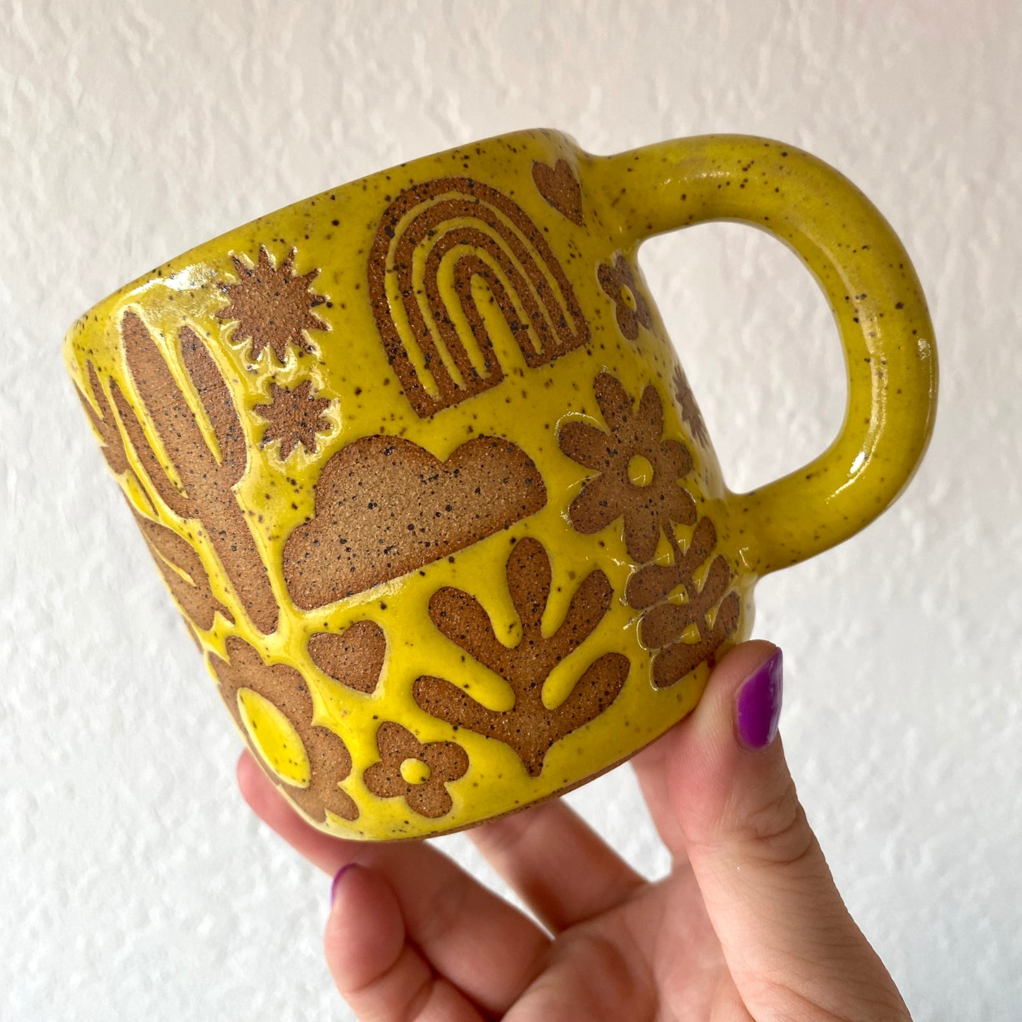 Flora + Fauna Mug - YELLOW