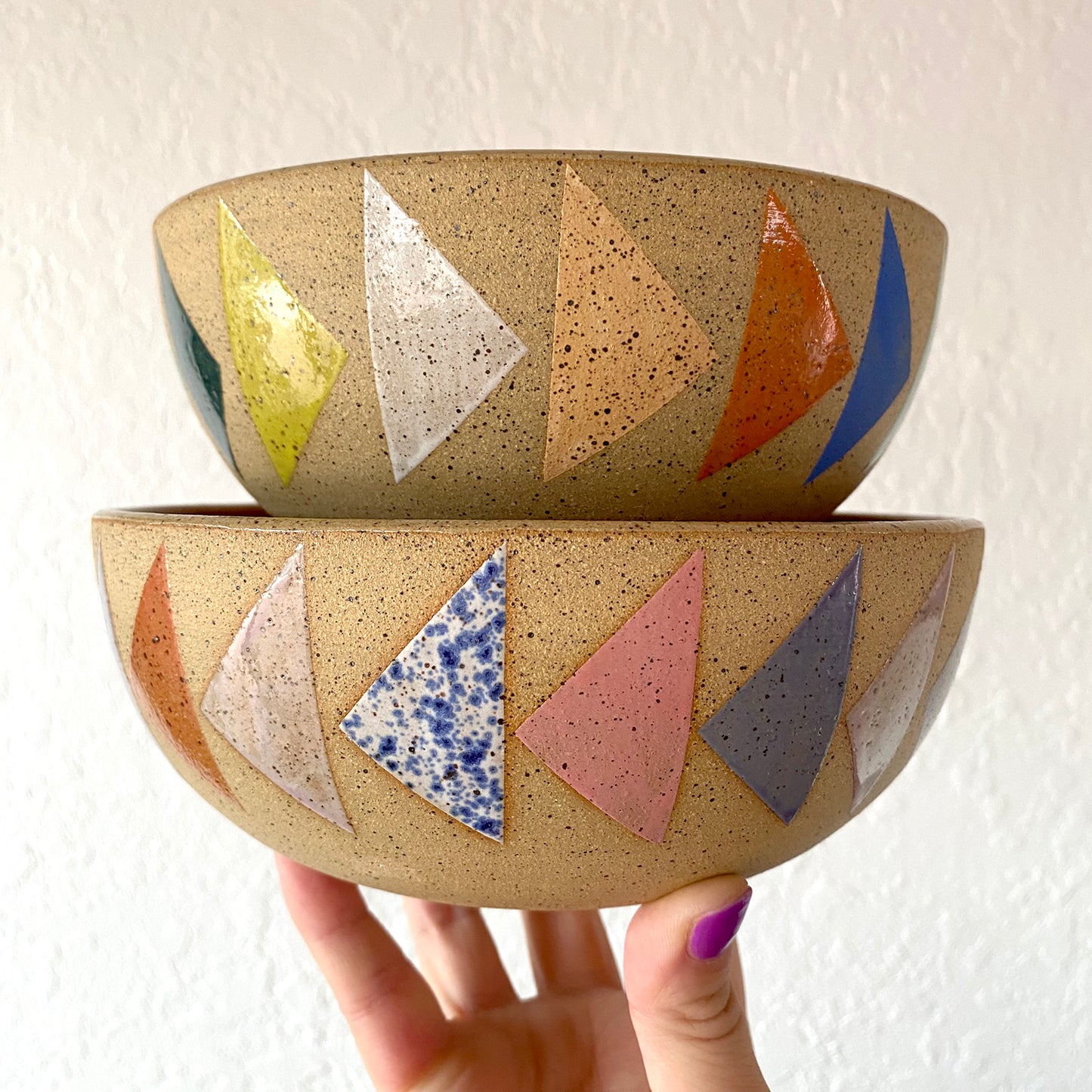 Flying Geese Bowl - MELON