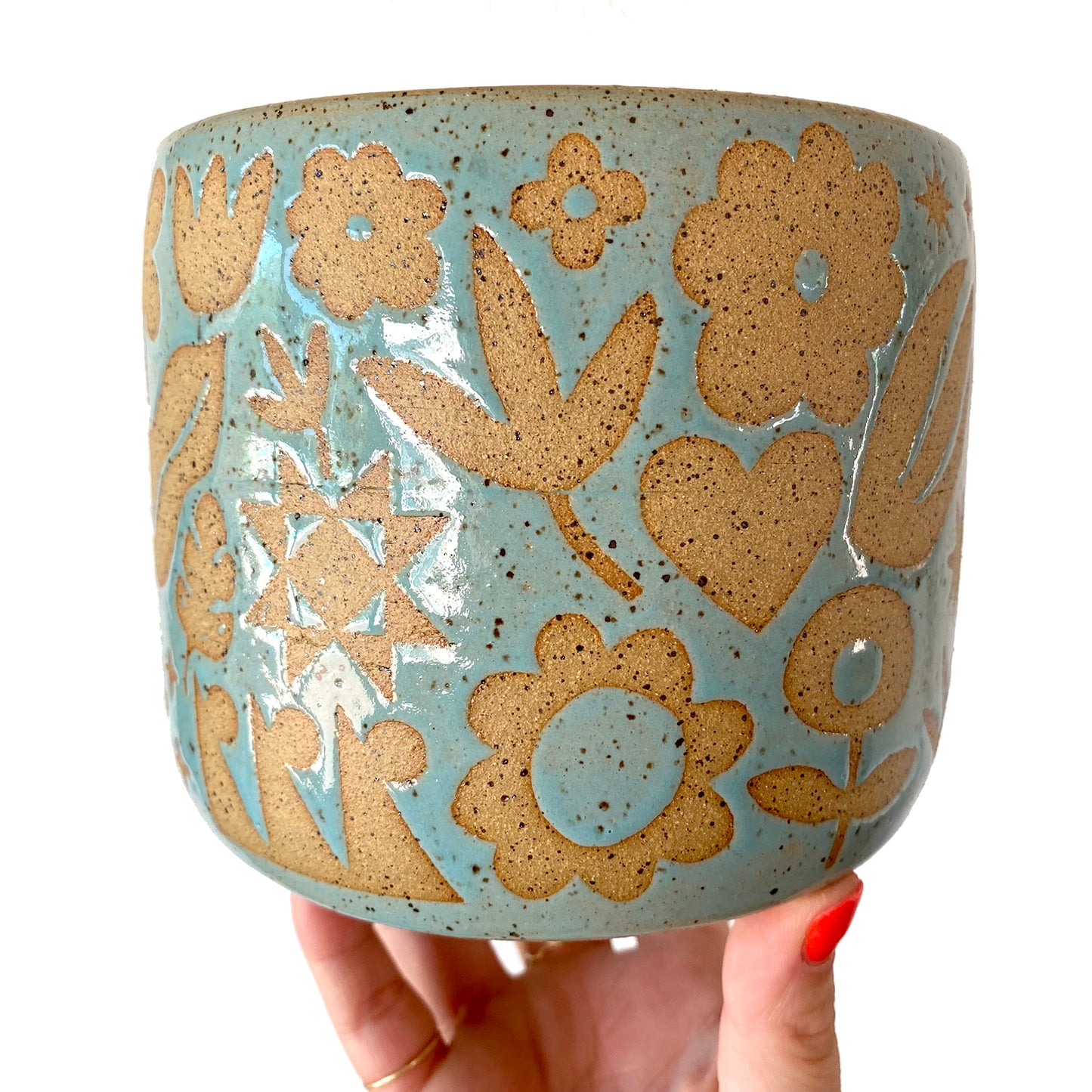 Flora + Fauna Planter - AQUA
