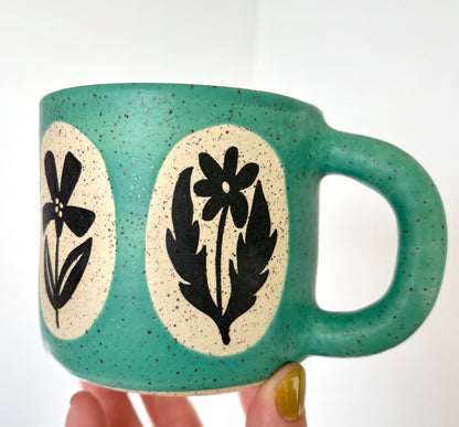 Botanical Mug TEAL