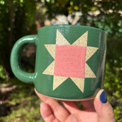 Green Quilt Mug *Preorder*