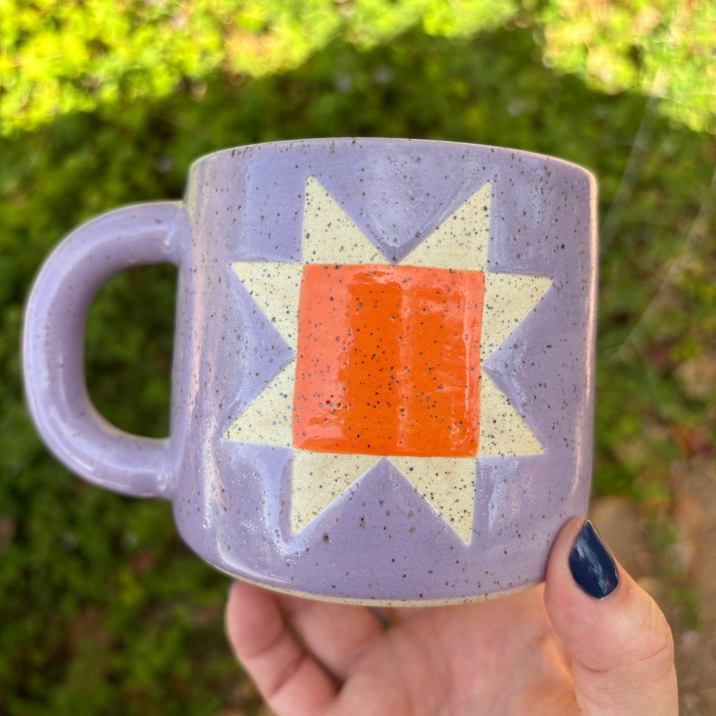 Lilac Quilt Mug *Preorder*