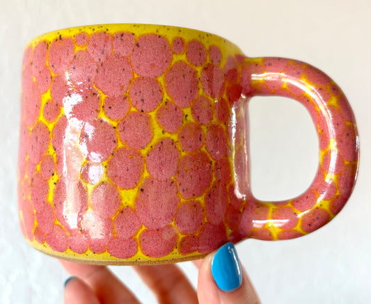 Blob Mug - Pink/Yellow