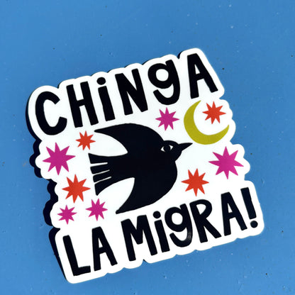 Chinga la Migra! Fundraiser Sticker
