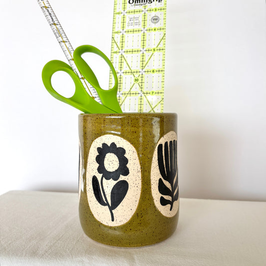 Botanical Vase OLIVE