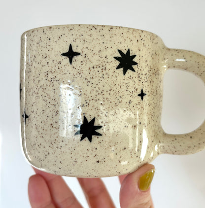 Celestial Bird Mug RED