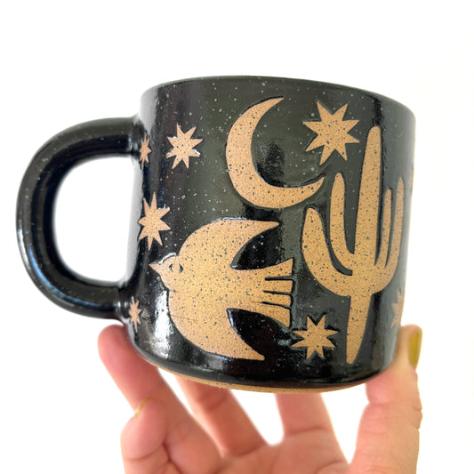 Desert Night Mug BLACK