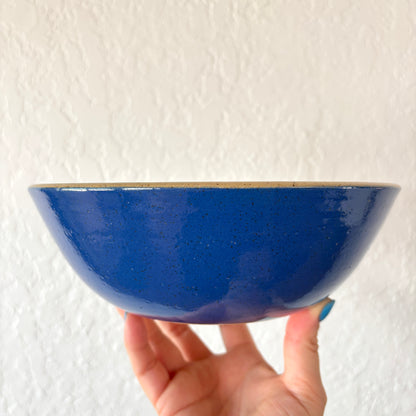 Blockprint Flower Bowl