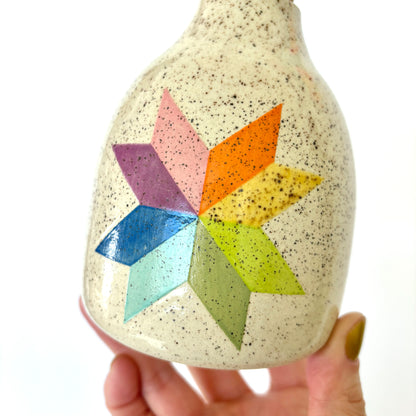 Quilt Star Soap Bottle