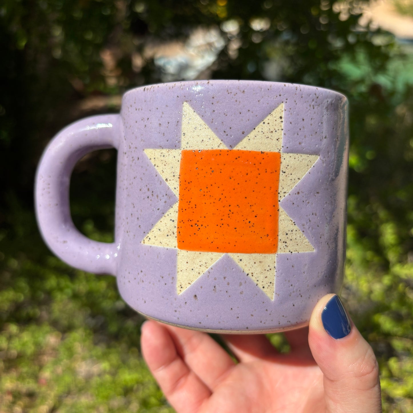 Lilac Quilt Mug *Preorder*