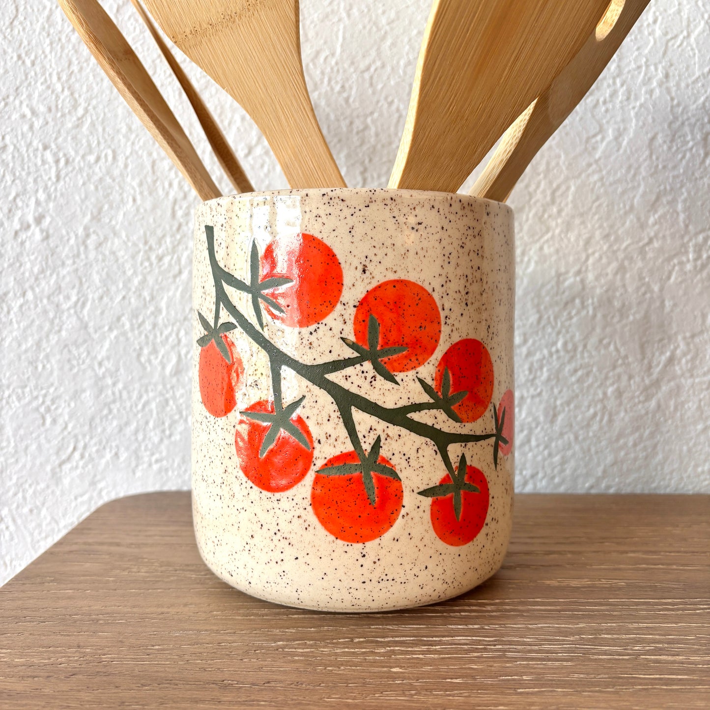 Tomato Utensil Crock
