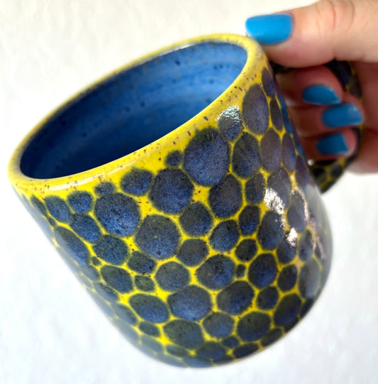 Blob Mug - Blue/Yellow