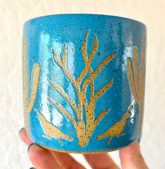 Cactus Mug - BLUE