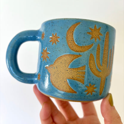Desert Night Mug BLUE