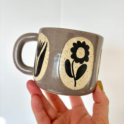 Botanical Mug GRAY