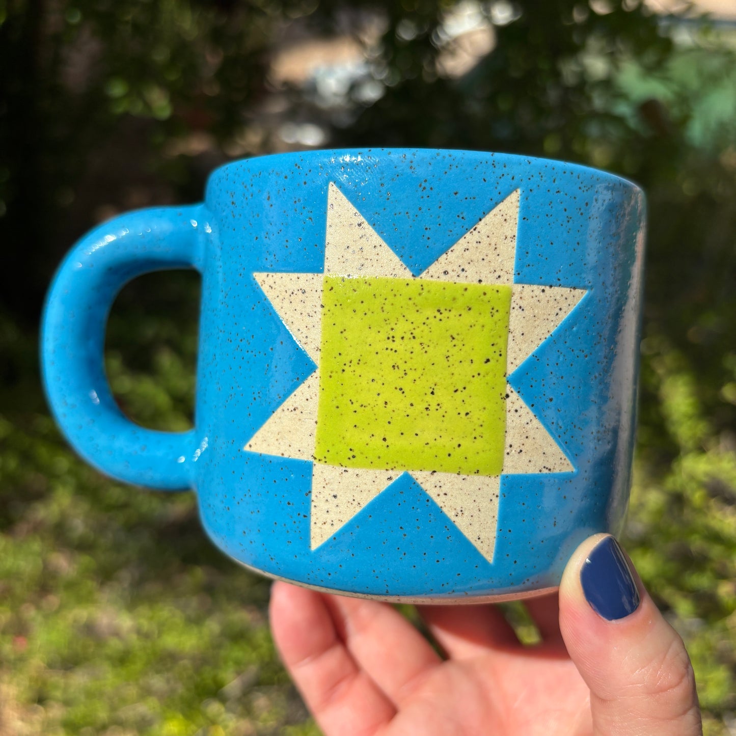 Blue Quilt Mug *Preorder*
