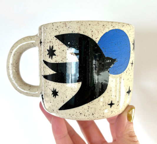 Celestial Bird Mug BLUE