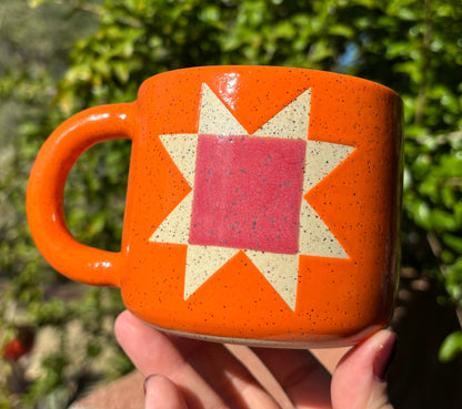 Orange Quilt Mug PREORDER