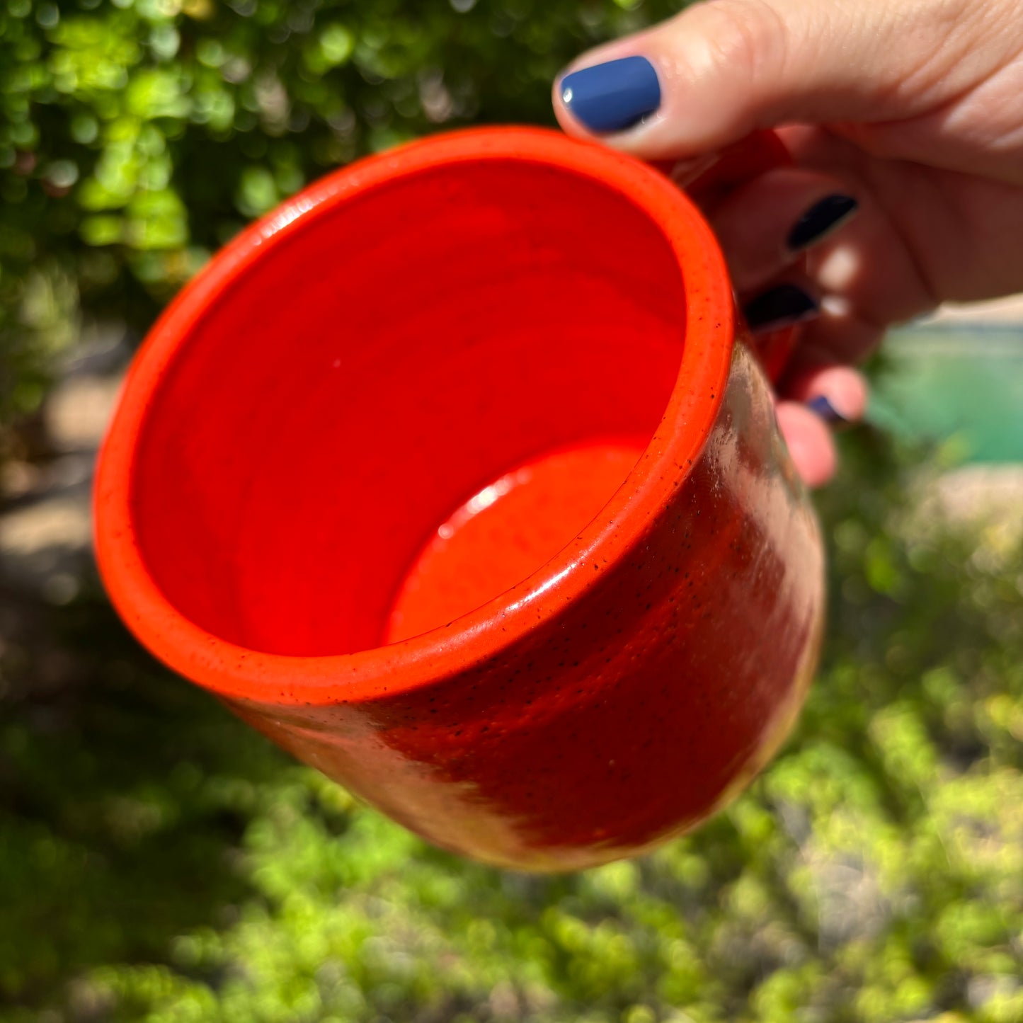 Hot Red Quilt Mug *Preorder*