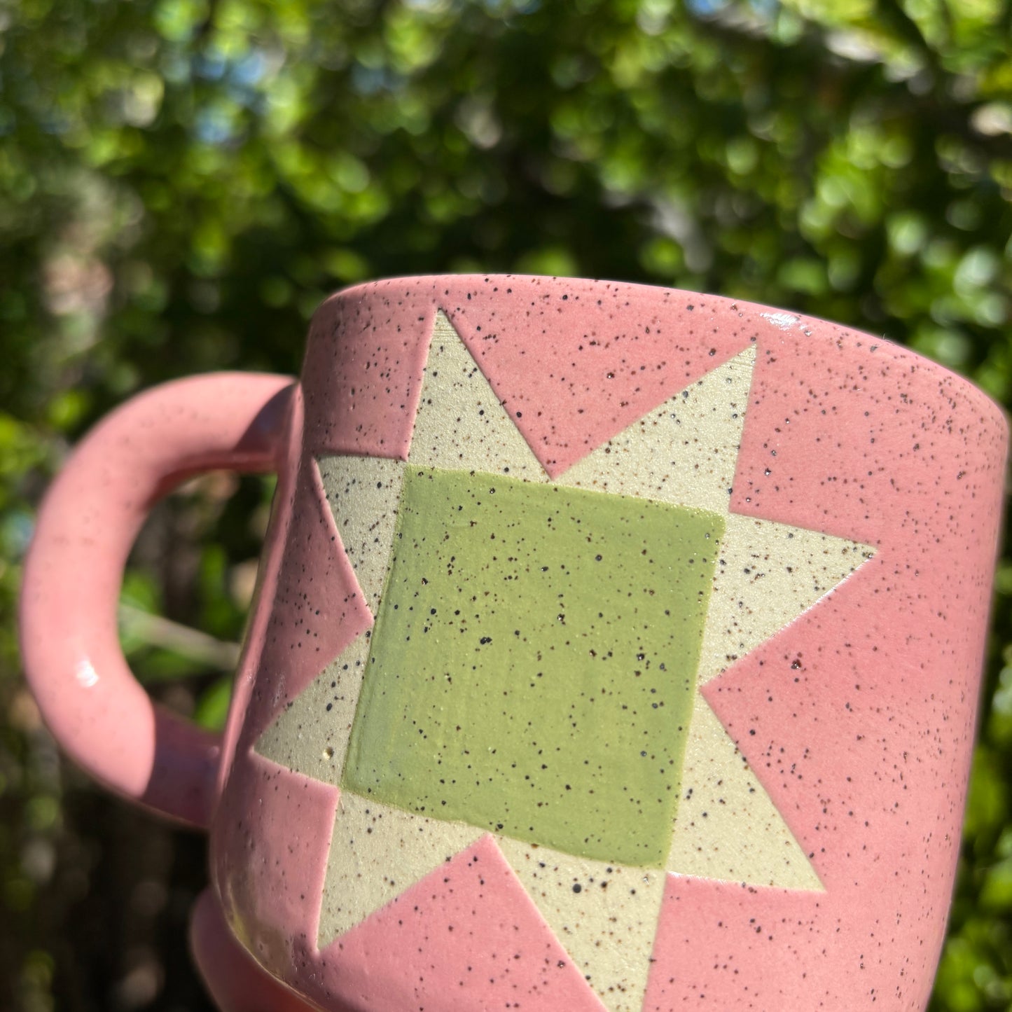 Light Pink Quilt Mug PREORDER