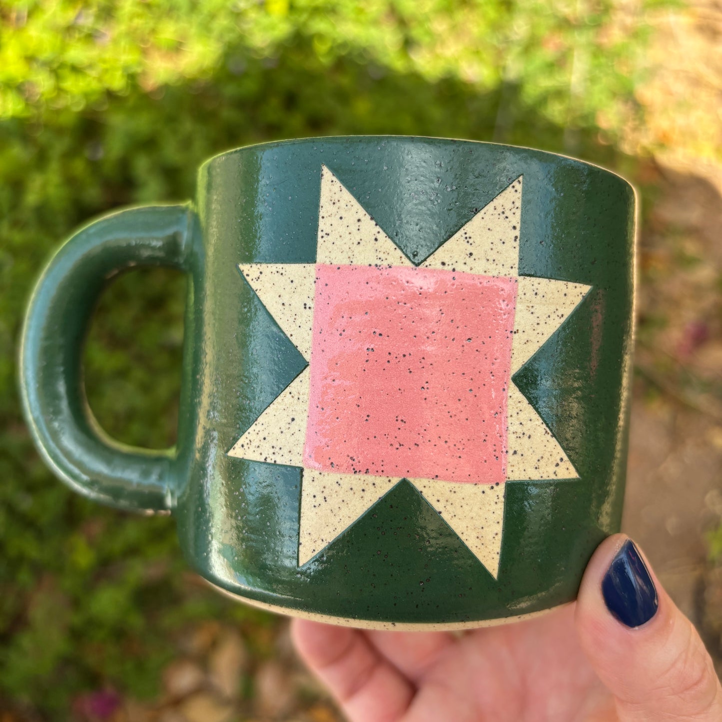 Green Quilt Mug *Preorder*