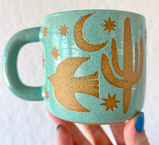 Desert Night Mug - AQUA