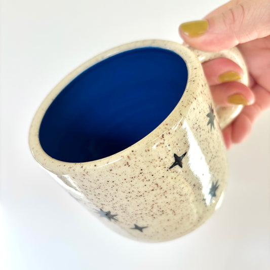 Celestial Bird Mug BLUE