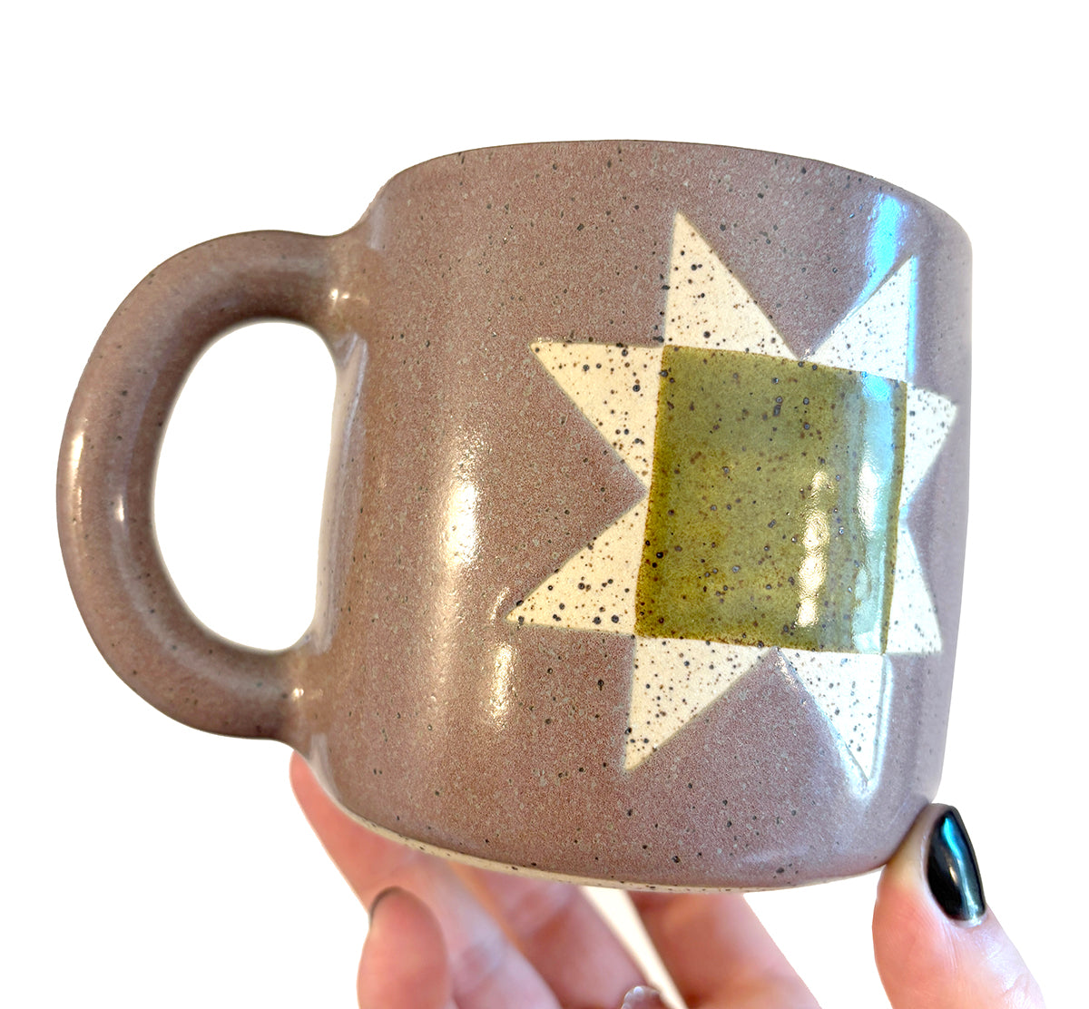 Quilt Mug MUSHROOM