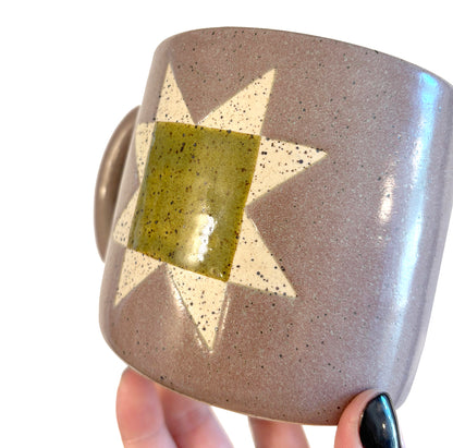 Quilt Mug MUSHROOM