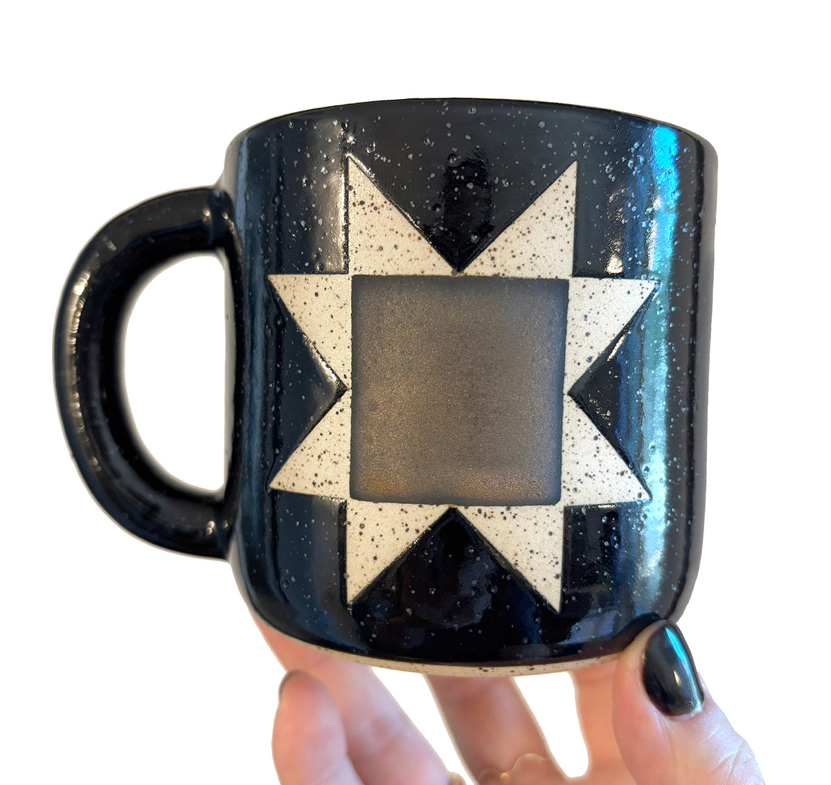 Quilt Mug BLACK