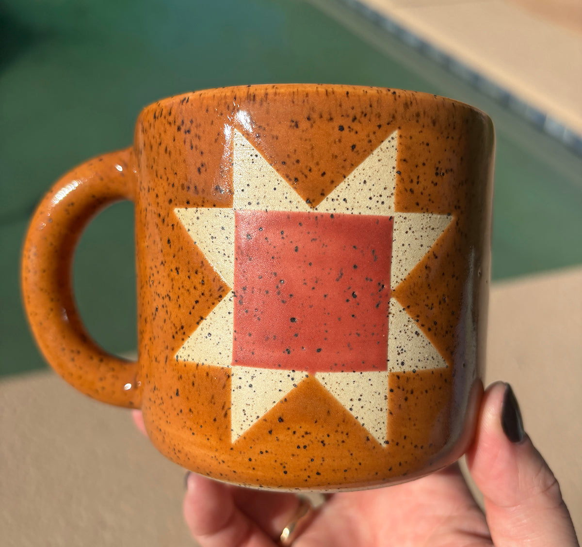Quilt Mug CINNAMON