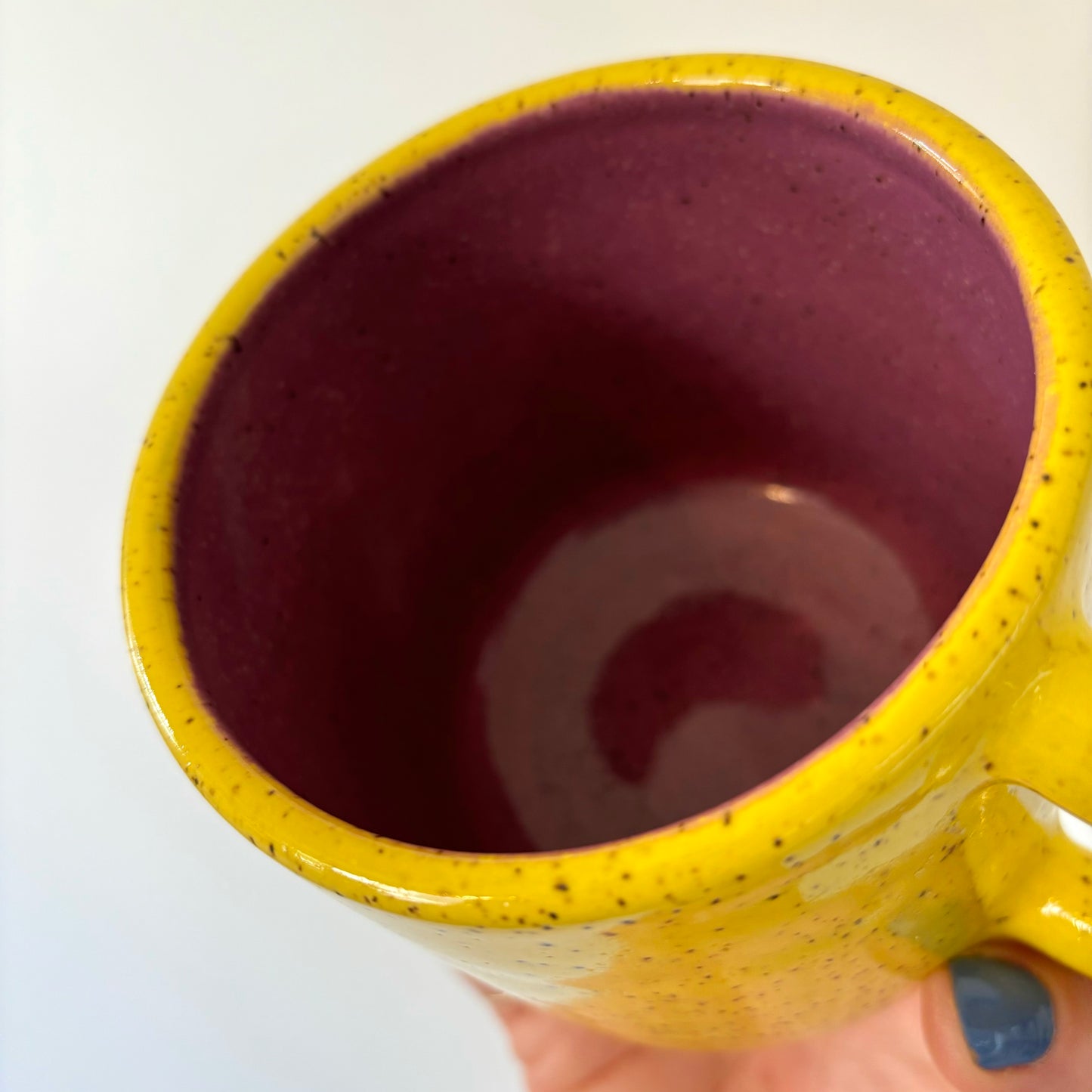 Triplet Flower Mug - YELLOW