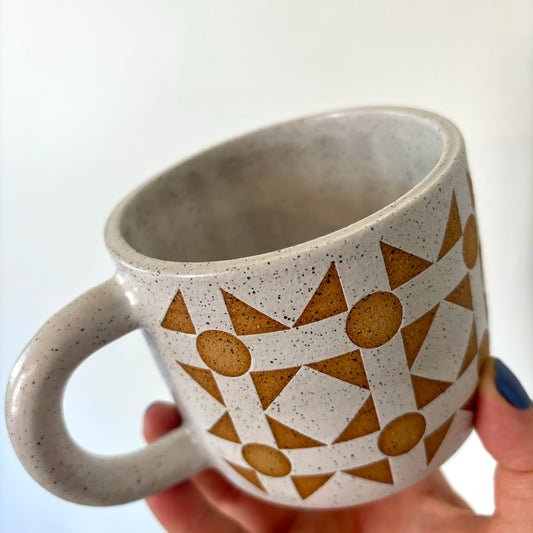 Lisbon Tile Mug - WHITE