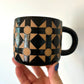 Lisbon Tile Mug - BLACK