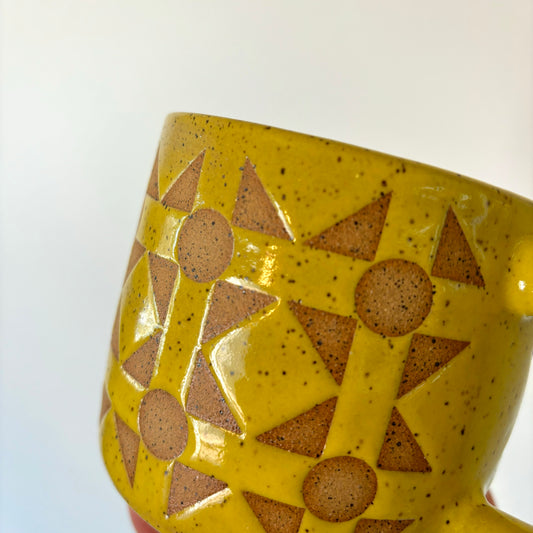 Lisbon Tile Mug - YELLOW