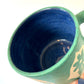 Folk Flower Mug - TEAL