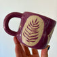 Folk Flower Mug - PURPLE