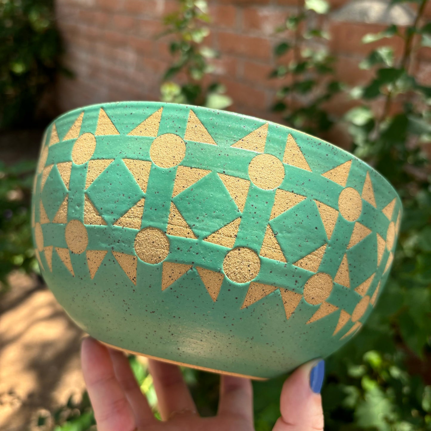 Lisbon Tile Bowl - TEAL